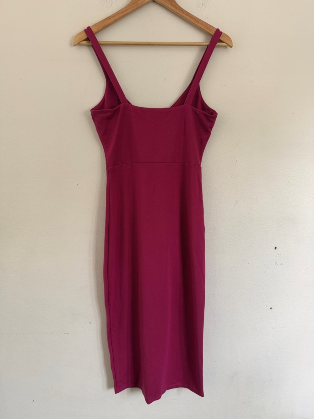 Lovers and Friends Lucie Midi Dress in Fuchsia Pink Side Slit Size Small - Picture 4 of 8